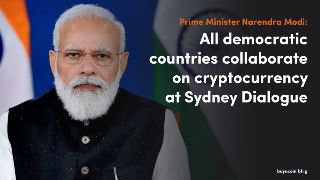 Prime Minister Narendra Modi: All democratic countries collaborate on cryptocurrency at Sydney Dialogue